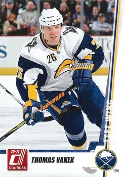 #121 Thomas Vanek - Buffalo Sabres - 2010-11 Donruss Hockey
