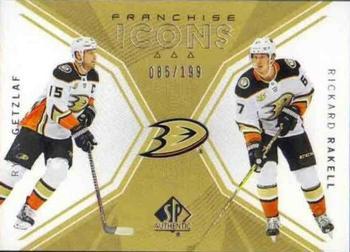 #121 Ryan Getzlaf / Rickard Rakell - Anaheim Ducks - 2018-19 SP Authentic Hockey
