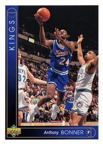 #121 Anthony Bonner - Sacramento Kings - 1993-94 Upper Deck Basketball
