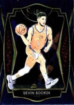 #121 Devin Booker - Phoenix Suns - 2020-21 Panini Select - Blue Basketball