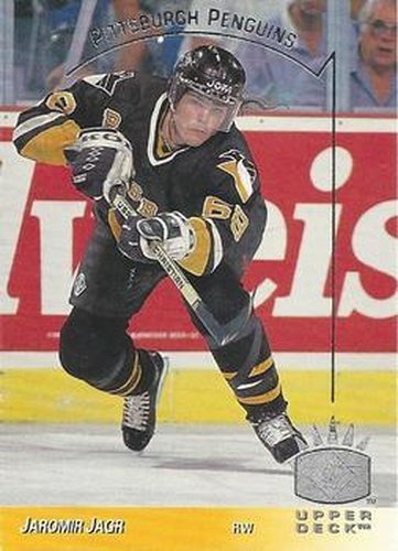 #121 Jaromir Jagr - Pittsburgh Penguins - 1993-94 Upper Deck - SP Hockey