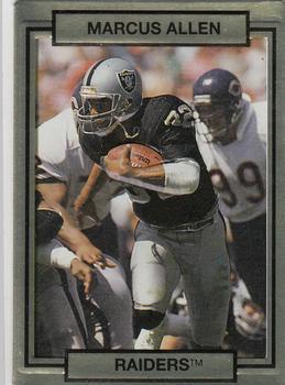 #121 Marcus Allen - Los Angeles Raiders - 1990 Action Packed Football