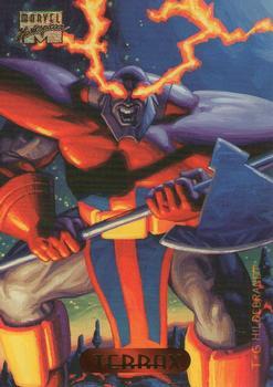 #121 Terrax - 1994 Fleer Marvel Masterpieces Hildebrandt Brothers