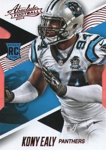 #121 Kony Ealy - Carolina Panthers - 2014 Panini Absolute - Red Football