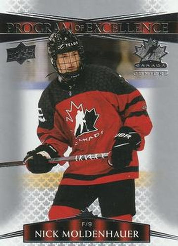 #121 Nick Moldenhauer - Canada - 2022-23 Upper Deck Team Canada Juniors Hockey