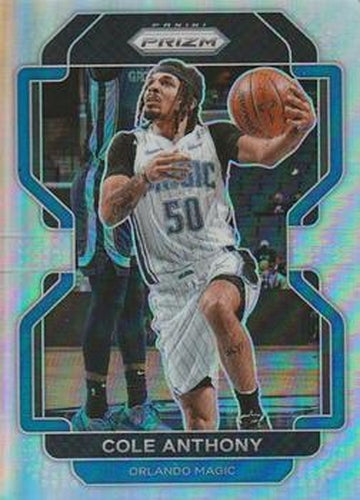 #121 Cole Anthony - Orlando Magic - 2021-22 Panini Prizm - Silver Basketball