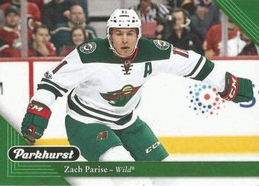 #121 Zach Parise - Minnesota Wild - 2017-18 Parkhurst Hockey