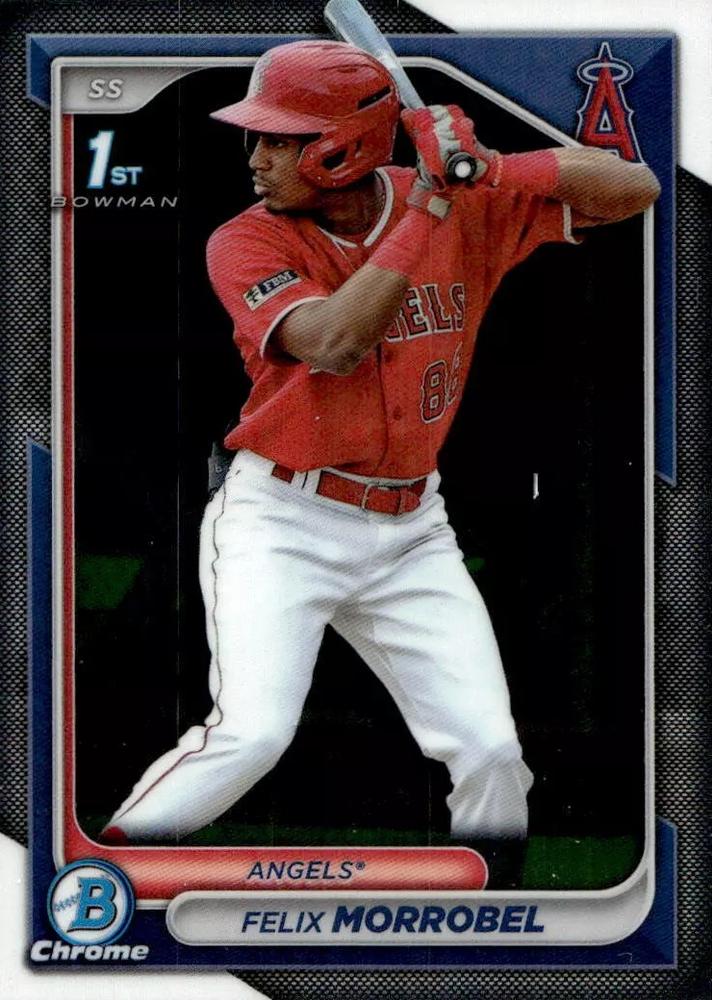#BCP-121 Felix Morrobel - Los Angeles Angels - 2024 Bowman - Chrome Prospects Baseball