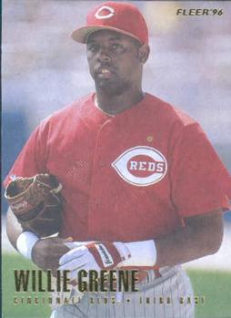 #U121 Willie Greene - Cincinnati Reds - 1996 Fleer Update Baseball