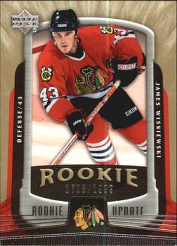 #121 James Wisniewski - Chicago Blackhawks - 2005-06 Upper Deck Rookie Update Hockey