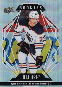 #121 Dylan Holloway - Edmonton Oilers - 2022-23 Upper Deck Allure Hockey