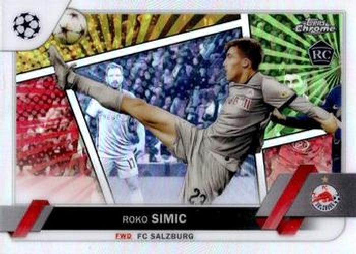 #121b Roko Simic - FC Red Bull Salzburg - 2022-23 Topps Chrome UEFA Club Competitions Soccer