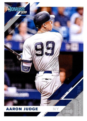 #121b Aaron Judge - New York Yankees - 2019 Donruss Baseball