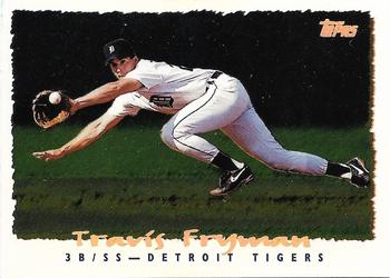 #PP5 Travis Fryman - Detroit Tigers - 1994 Topps - 1995 Topps Pre-Production Spectralite Samples Baseball
