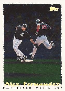 #PP9 Alex Fernandez - Chicago White Sox - 1994 Topps - 1995 Topps Pre-Production Spectralite Samples Baseball