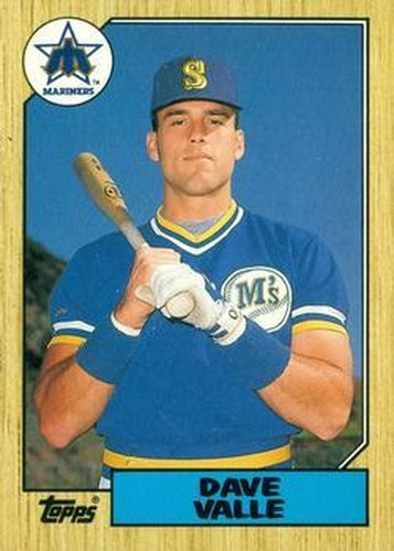 #122T Dave Valle - Seattle Mariners - 1987 Topps Traded Baseball