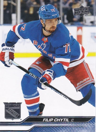 #122 Filip Chytil - New York Rangers - 2023-24 Upper Deck Hockey