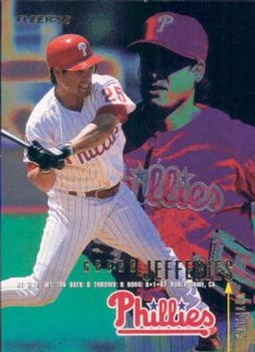 #U-122 Gregg Jefferies - Philadelphia Phillies - 1995 Fleer Update Baseball