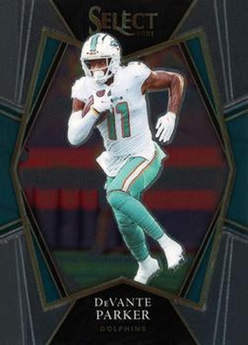 #122 DeVante Parker - Miami Dolphins - 2021 Panini Select Football