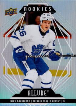 #122 Nick Abruzzese - Toronto Maple Leafs - 2022-23 Upper Deck Allure Hockey