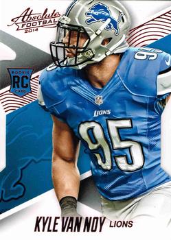 #122 Kyle Van Noy - Detroit Lions - 2014 Panini Absolute - Red Football