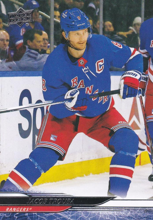 #122 Jacob Trouba - New York Rangers - 2024-25 Upper Deck Hockey
