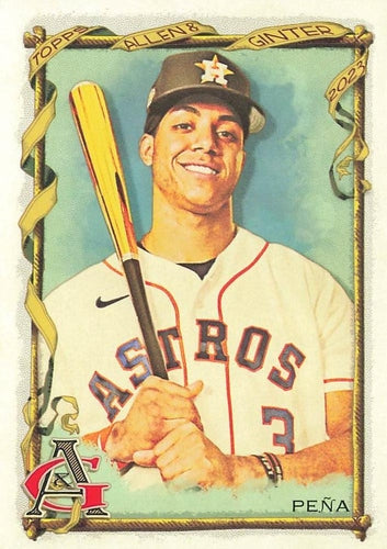#122 Jeremy Peña - Houston Astros - 2023 Topps Allen & Ginter Baseball