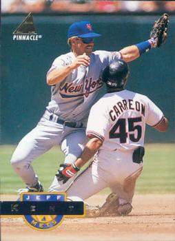 #122 Jeff Kent - New York Mets - 1994 Pinnacle Baseball