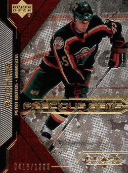 #122 Peter Bartos - Minnesota Wild - 2000-01 Upper Deck Black Diamond Update Hockey