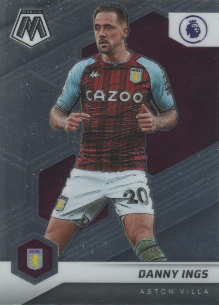 #122 Danny Ings - Aston Villa - 2021-22 Panini Mosaic Premier League Soccer