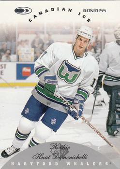 #122 Hnat Domenichelli - Hartford Whalers - 1996-97 Donruss Canadian Ice Hockey