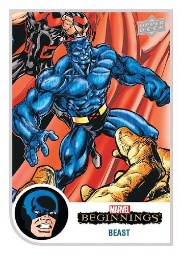 #122 Beast - 2022 Upper Deck Marvel Beginnings