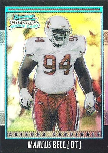#122 Marcus Bell - Arizona Cardinals - 2001 Bowman Chrome Football
