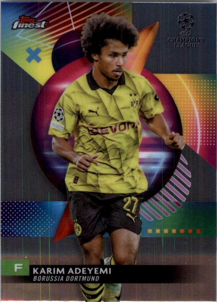 #122 Karim Adeyemi - Borussia Dortmund - 2023-24 Finest UEFA Club Competitions Soccer