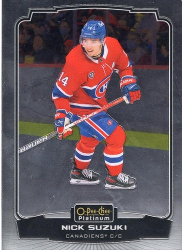 #122 Nick Suzuki - Montreal Canadiens - 2022-23 O-Pee-Chee Platinum Hockey