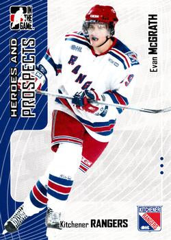 #122 Evan McGrath - Kitchener Rangers - 2005-06 In The Game Heroes and Prospects Hockey