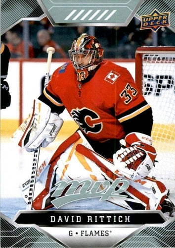 #122 David Rittich - Calgary Flames - 2019-20 Upper Deck MVP Hockey
