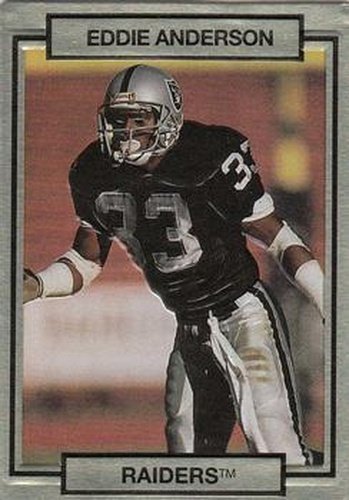 #122 Eddie Anderson - Los Angeles Raiders - 1990 Action Packed Football