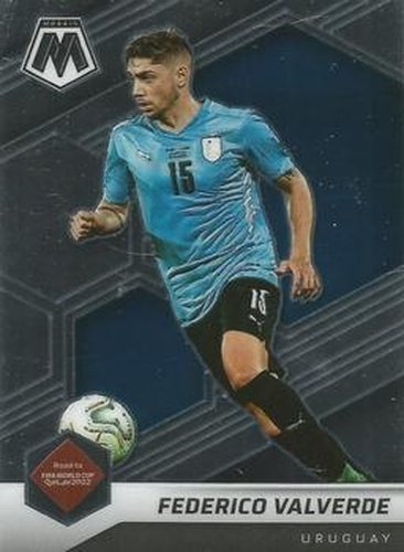 #122 Federico Valverde - Uruguay - 2021-22 Panini Mosaic Road to FIFA World Cup Soccer