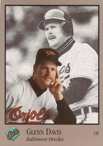 #122 Glenn Davis - Baltimore Orioles - 1992 Studio Baseball