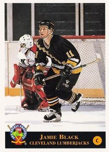 #122 Jamie Black - Cleveland Lumberjacks - 1994 Classic Pro Hockey Prospects Hockey