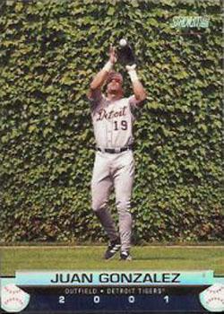 #122 Juan Gonzalez - Detroit Tigers - 2001 Stadium Club Baseball