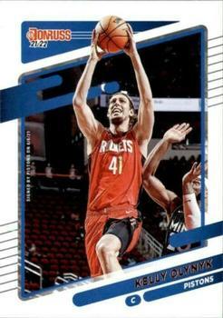 #122 Kelly Olynyk - Detroit Pistons - 2021-22 Donruss Basketball