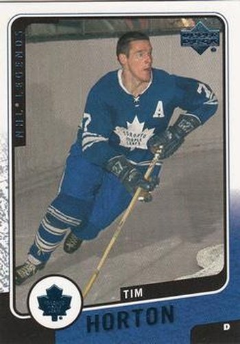 #122 Tim Horton - Toronto Maple Leafs - 2000-01 Upper Deck Legends Hockey