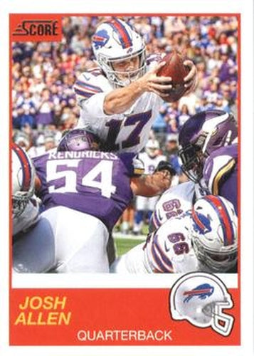 #122 Josh Allen - Buffalo Bills - 2019 Score Football