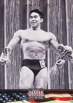 #122 Tommy Kono - 2012 Panini Americana Heroes & Legends