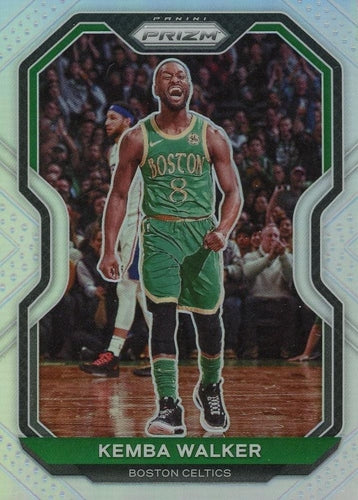 #122 Kemba Walker - Boston Celtics - 2020-21 Panini Prizm - Silver Prizms Basketball