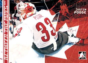 #122 Justin Pogge - Canada - 2006-07 In The Game Between The Pipes Hockey
