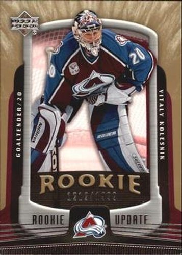 #122 Vitaly Kolesnik - Colorado Avalanche - 2005-06 Upper Deck Rookie Update Hockey