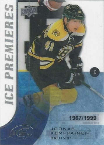 #122 - Joonas Kemppainen - Boston Bruins - 2015-16 Upper Deck Ice Hockey
